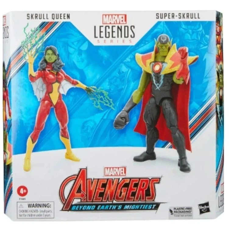Hasbro Marvel legends Skrull Queen and Super-Skrull 2 Pack - Image 1 of 1
