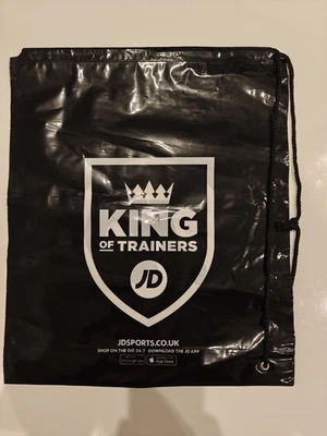 JD Sports King Of Trainers Drawstring bag - Discontinued PE kit, Gym, swimming