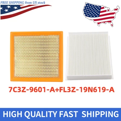 Juego de filtros de motor y cabina PARA FORD FP92+FA1883 para Ford F-150 2015-2022 Foto 1 de 2