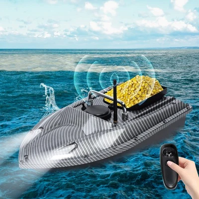 Futterboot mit GPS K derboot Baitboat Fischerk der Boot + Fernsteuerung 500m - Bild 1 von 4