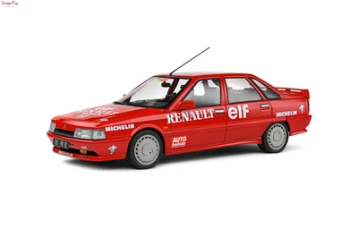 Solido Renault 21 MK.1 Turbo Red Record De Vitesse Sur Glace 1988 1:18 - Image 1 of 4