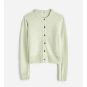 Nuevo con etiquetas Cárdigan Suéter Madewell Para Mujer Cachemira Botón Delantero Verde Pálido Talla XXS - Imagen 1 de 11