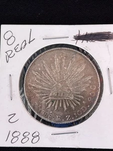 8 Reales 1888 Silver .903 - Picture 1 of 5