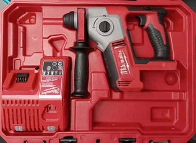 Milwaukee M18 Cordless 5/8" SDS Plus Rotary Hammer 220-240v (tool only) 2612-259 - Image 1 of 4