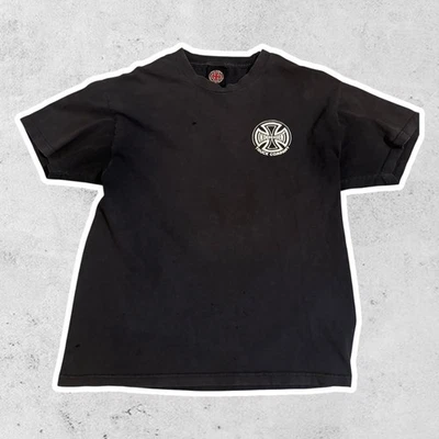 Camisa para hombre Independent Truck pequeña negra con logotipo gráfico manga corta talla M Foto 1 de 4
