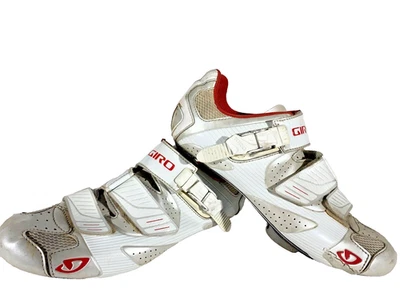 GIRO Factor Carbon Road Cycling Shoes Size 3 Bolts EU43.5 US10 Mondo 275  CS18 Foto 1 de 4