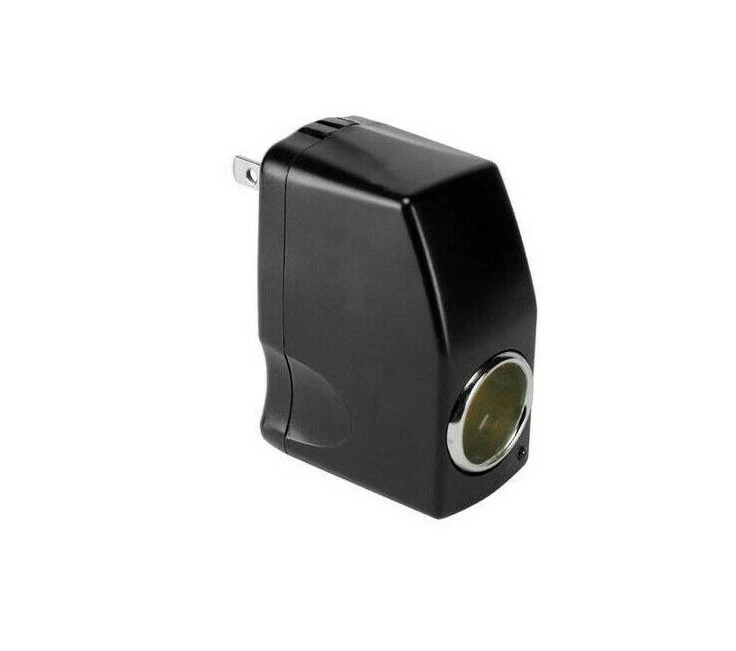 1000maH - 1AMP AC Plug To 12V DC Car Cigarette Lighter Converter Socket Adapter - Image 1 of 1