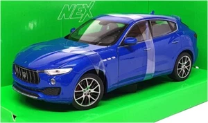Welly NEX 1/24 Scale Diecast 24078W - Maserati Levante - Blue - Picture 1 of 5