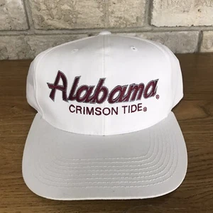 Vintage Alabama Crimson Tide Double Line Script Sports Specialties Snapback Hat - Bild 1 von 7
