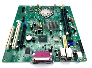 DELL OPTIPLEX 380 0HN7XN MOTHERBOARD + 2.93 GHz INTEL CORE 2 DUO E7500 SLGTE CPU - Picture 1 of 6