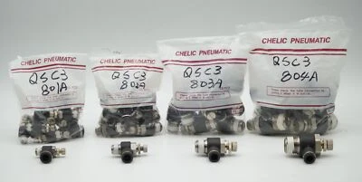 CHELIC QSC3 803A Ø8X3/8" BSPT Speed controller (10/BAG) - Image 1 of 4