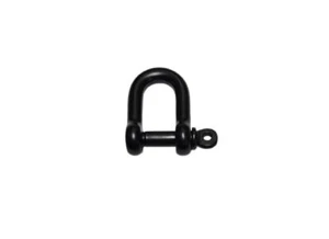 Black Stainless 316 Forged D Shackle Marine Grade 5/16" (8mm) Black Nitride - Picture 1 of 1