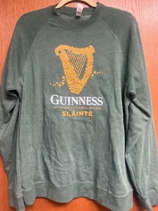 *NEW* Guinness Beer Sweastshirt - Harp w/ Slainte - Picture 1 of 5