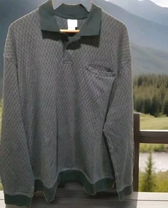 Vtg Haband Camel Joe Sweatshirt Houndstooth Plaid Pullover Mens Sz 3XL Exc Cond - Picture 1 of 6