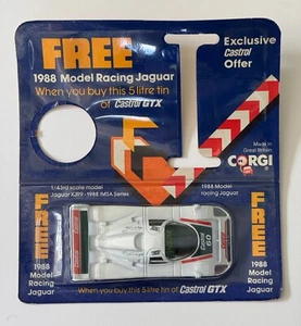 Corgi 1988 Model Racing Jaguar XJR9 Castrol GTX Promotion 1:43 SEALED ON CARD - Picture 1 of 3