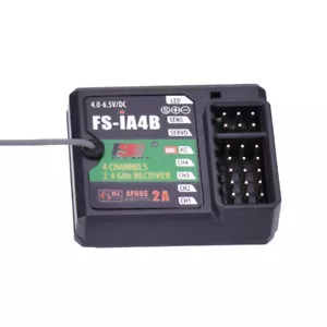 FS-iA4B Receiver 2.4GHz 4CH for FS-I10 FS-I6 FS-IT4 FS-GT2F FS-GT2G RC Car boat - Picture 1 of 6