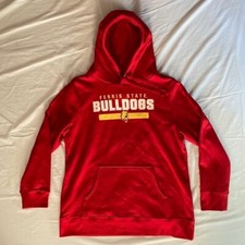 *NWT* FERRIS STATE BULLDOGS Fanatics Red NCAA Pullover Hoodie Sweatshirt (XL)
