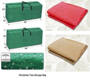 Heavy Duty Large Artificial Christmas Tree Storage Bag for Holiday Clean up - Picture 1 of 15
