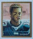 Tom Brady 2009 Topps National Chicle Sp Gold Border Parallel Card #C199 Patriots