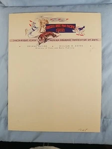 1945 Vintage RUSSELL BROS PAN-PACIFIC RAILROAD Circus Advertising Brochure - Picture 1 of 4
