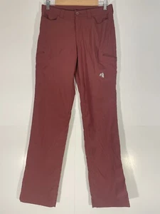 Eddie Bauer First Ascent Guide Pro Pants Womens 4 Maroon Performance Hiking - Picture 1 of 9