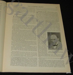THOMAS HARDY 1904 PLAYRIGHT PHOTO FEATURE REVIEW THE DYNASTS MENTAL PERFORMANCE - Picture 1 of 1