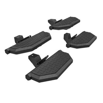 estriberas de acero al carbono de alta resistencia peldaños laterales negros para camiones de 4 puertas anti Foto 1 de 4