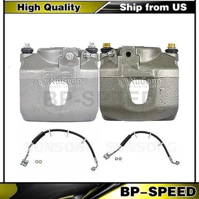 Pinza de freno delantera freno manguera hidráulica línea de freno para Ford E-150 4,6 L 4,2 L Foto 1 de 4