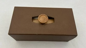 Vintage Antique Wood Poker Chips Set Wooden Case With Cover - Picture 1 of 20