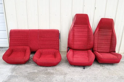 1982-1992 Chevy Camaro Pontiac Firebird Trans Am Z28 Seats Set Interior OEM - Image 1 of 4