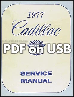 1977 1978 Cadillac магазин руководство и кузов сервис руководства PDF на USB ремонт - Изображение 1 из 4