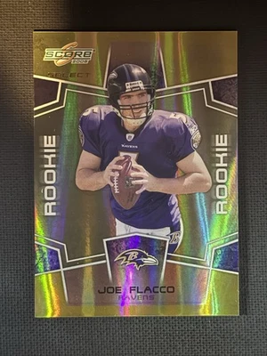 2008 Score GOLD ZONE Joe Flacco Rookie RC /50 LAST SERIAL #50/50 RARE Ravens - Image 1 of 2