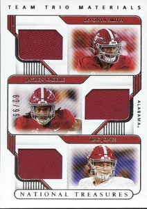National Treasures Smith/Waddle/Jones 2021 #TTM2 RC Team Trio Materials/99 - Imagen 1 de 2