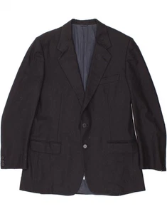 BURBERRYS Mens 2 Button Blazer Jacket IT 52 XL Navy Blue Wool BO06 - Picture 1 of 4