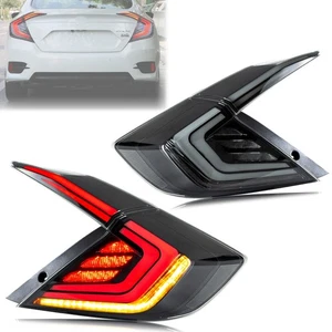 LED Tail Lights for Honda Civic 2016-2021 10th Gen Sedan Rear Lamps Assembly - Picture 1 of 6