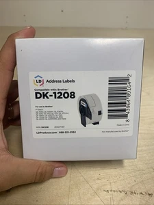 LD Compatible Brother DK-1208 Address Labels / 1.4 in x 3.5 in - Picture 1 of 4