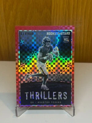 C.J. Stroud RC Thrillers Red Plaid Prizm #TH-12 - 2023 Panini Rookies & Stars - Image 1 of 2
