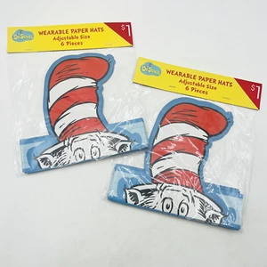 Dr. Seuss 2016 Wearable Hats Adjustable Size 12 Pieces - Imagen 1 de 3