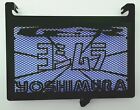 cache / Grille de radiateur Suzuki 750 GSR "Yoshimura" noir + grillage bleu