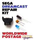 Dreamcast riparazione / kit mod / correzione porta controller / supporto batteria / LED ecc