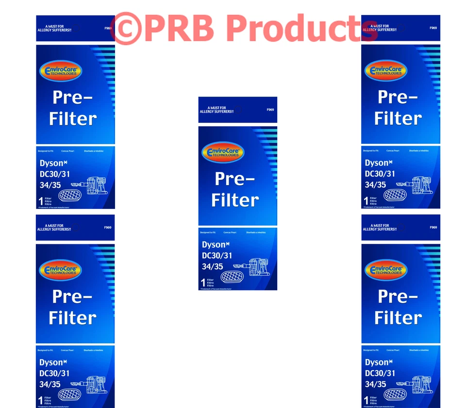 EnviroCare Replacement Vacuum Pre-Filter for Dyson DC30 DC31 DC34 DC35...