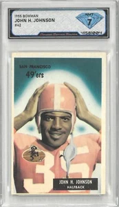 1955 Bowman JOHN H. JOHNSON #42 ๐ DSG 7 - Picture 1 of 2