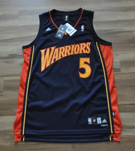 Baron Davis Golden State Warriors Adidas Jersey Swingman Blue NBA Sewn Men L - Picture 1 of 17