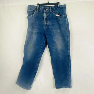 CANYON CREEK FLEECE LINED BLUE DENIM JEANS SIZE 36 X 30 Green Fleece - Picture 1 of 12