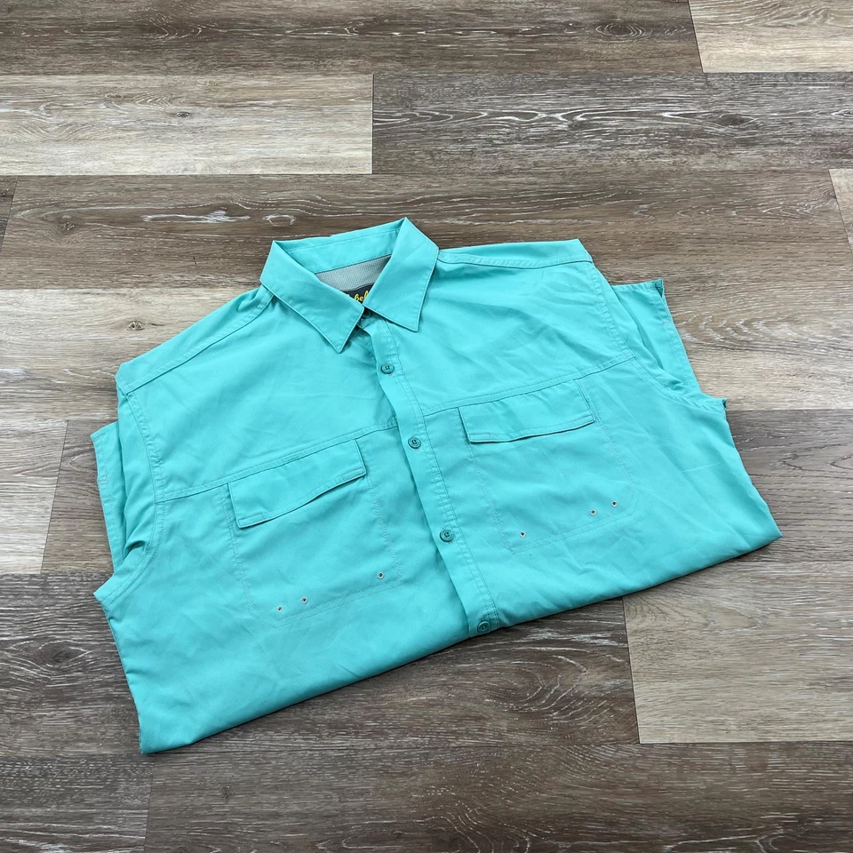 CABELA'S  Button Down Long Sleeve Skyblue Dress Shirt Men's Size Medium - Image 1 of 4