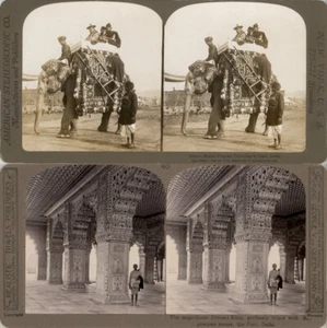 18 Stereoviews India Indien Dehli Calcutta 1900 Series 4 - Picture 1 of 1