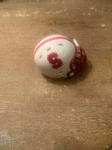 Riddell pocket pro football helmet Stanford Cardinal REVOLUTION red stripe Cover