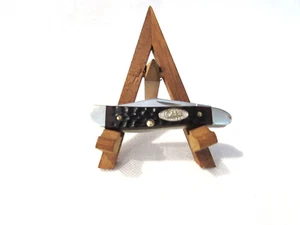 Case XX 6220SS 1988 Peanut Shell Scales 2 Dot 2 Blade Folding Pocket Knife NOS - Picture 1 of 8