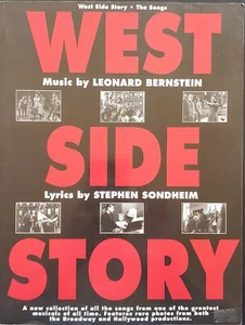 West Side Story Piano Guitar Vocal Sheet Music Song Book - Picture 1 of 6