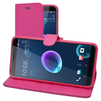 For HTC Desire 12 Case Wallet Flip PU Leather Kickstand Card Holder Phone Cover - Image 1 of 4